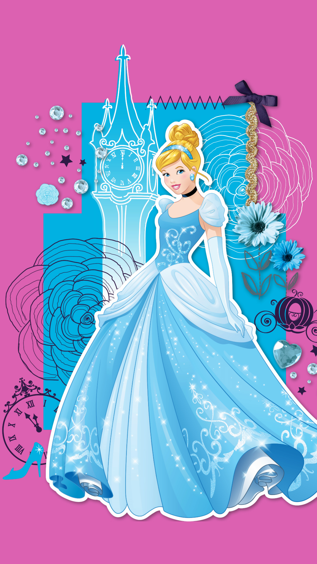 HD wallpaper Disney Princess Cinderella Love Story Cartoon Foto Wallpaper  Hd For Desktop 19201200  Wallpaper Flare