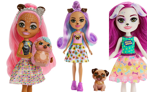 New Enchantimals City Tails 2022 dolls and playsets