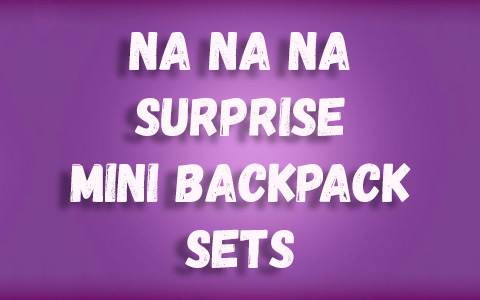 Na Na Na Surprise Mini Backpack Playsets: Kitty and Bear