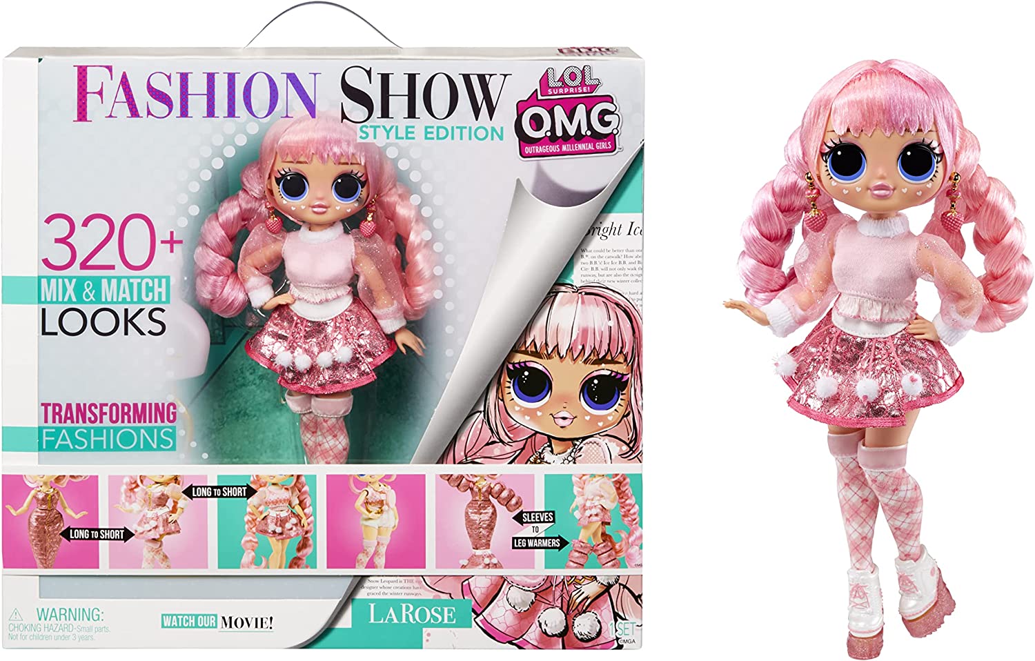 LOL OMG Fashion Show Style Edition dolls Missy Frost and LaRose
