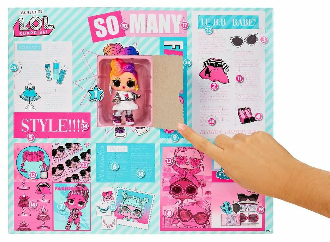 LOL Surprise Advent Calendar 2022 With Costume Designer Exclusive Doll 