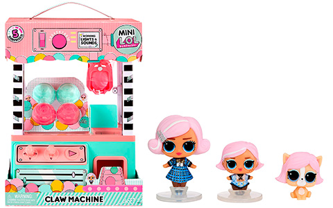 LOL Surprise Minis Claw Machine with exclusive dolls