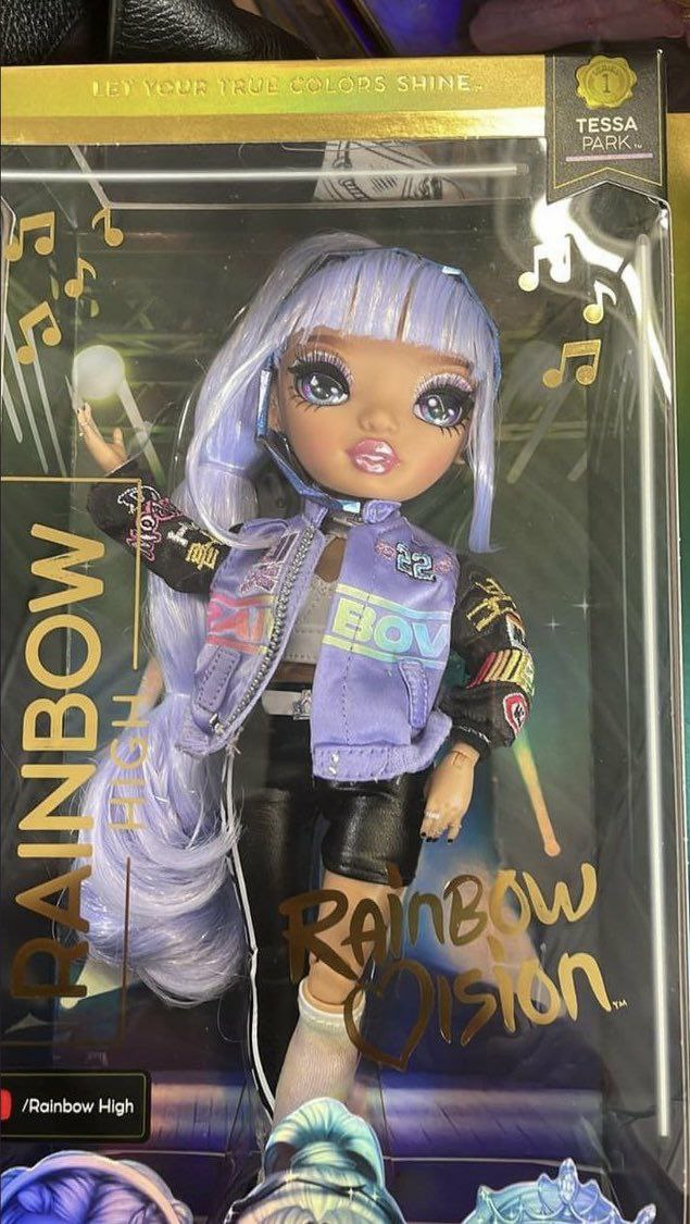 Rainbow High The Royal 3 Rainbow Vision Tessa doll in box