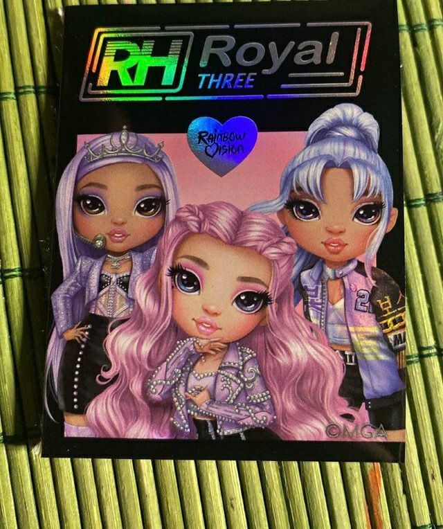 Rainbow High The Royal 3 Rainbow Vision Minnie doll in box