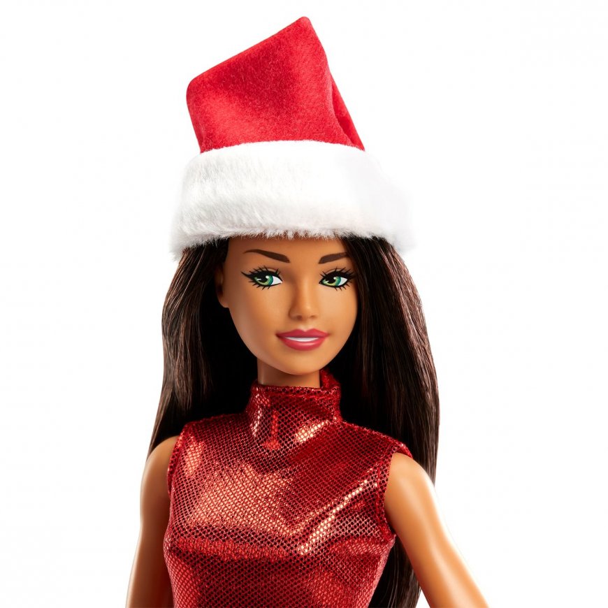 Barbie Santa Doll brunette MTHJX96