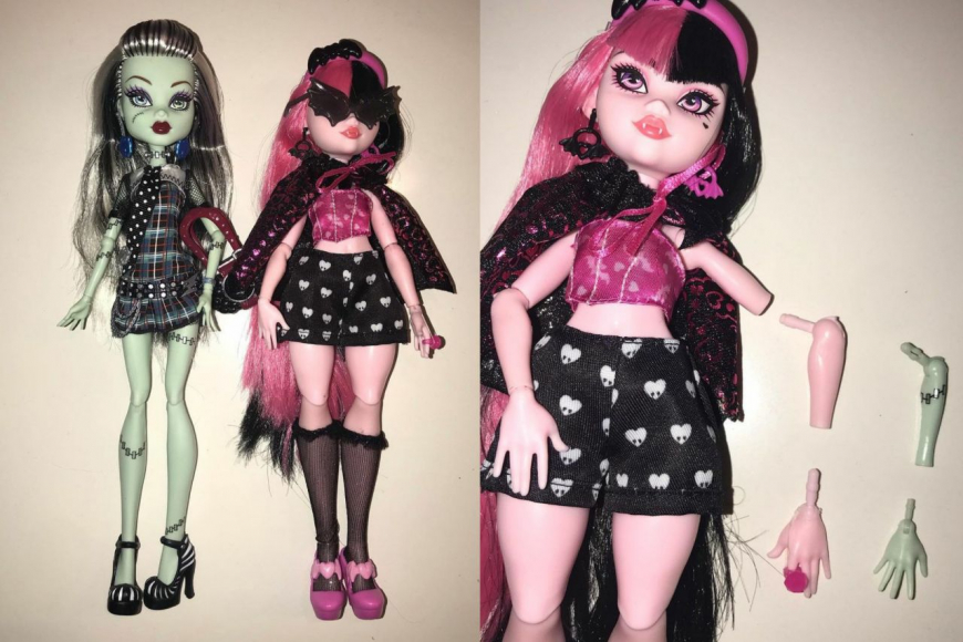 Draculaura 2022 reboot generation 3 doll in real life