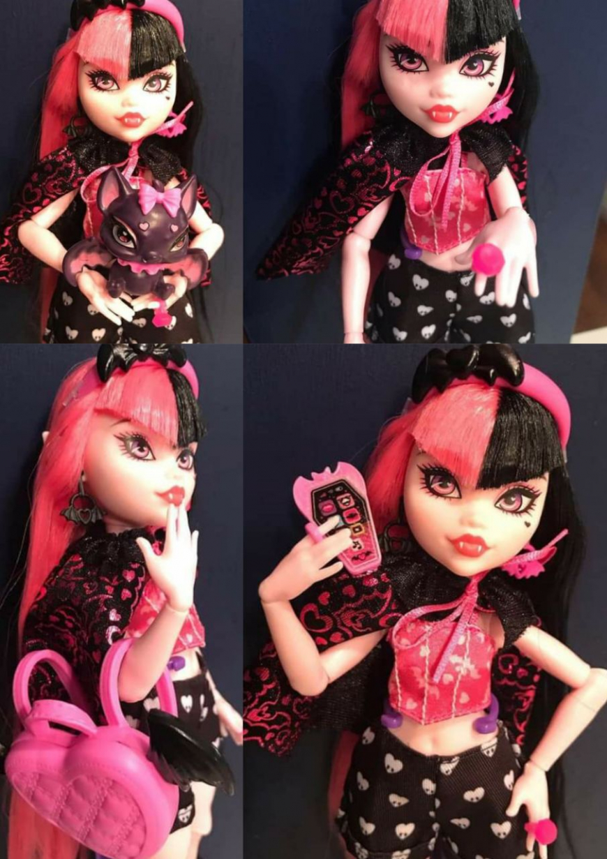 Draculaura 2022 reboot generation 3 doll in real life