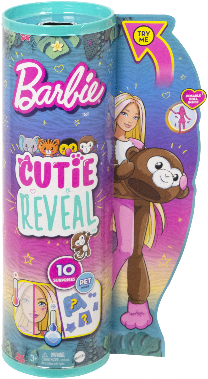 Barbie Curie Reveal series 4 Jungle dolls