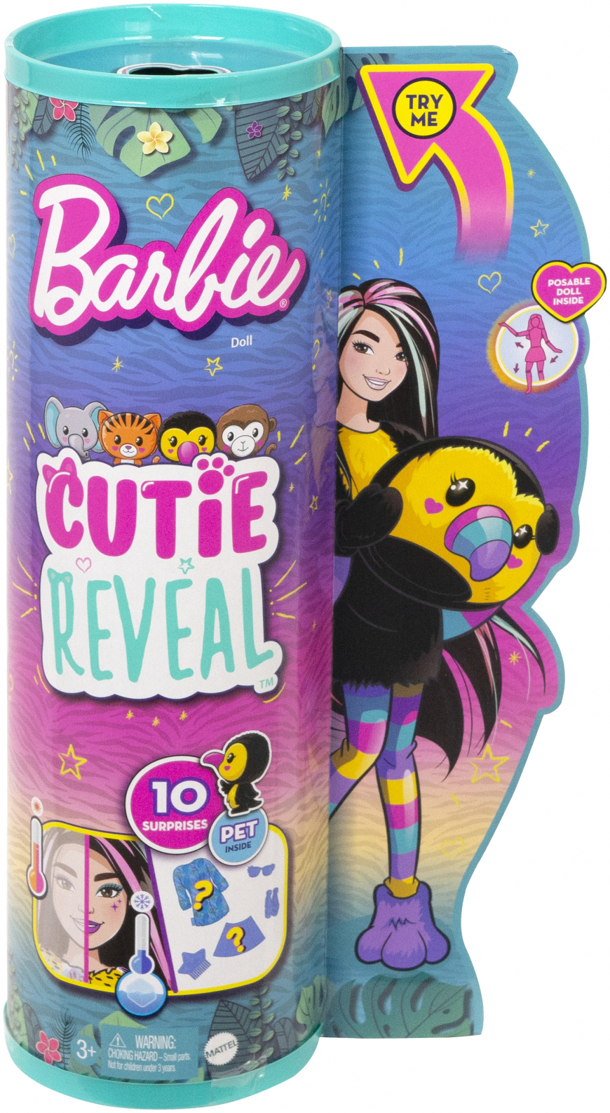 Barbie Curie Reveal series 4 Jungle dolls