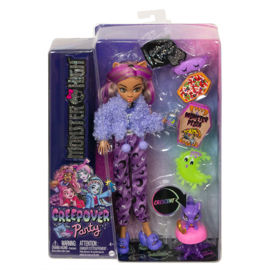 Monster High Creepover Party Clawdeen Wolf doll