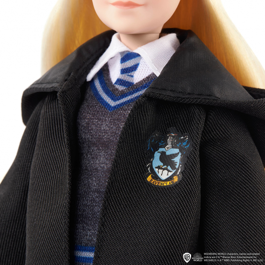 Mattel Harry Potter Luna Lovegood doll in Hogwarts school uniform