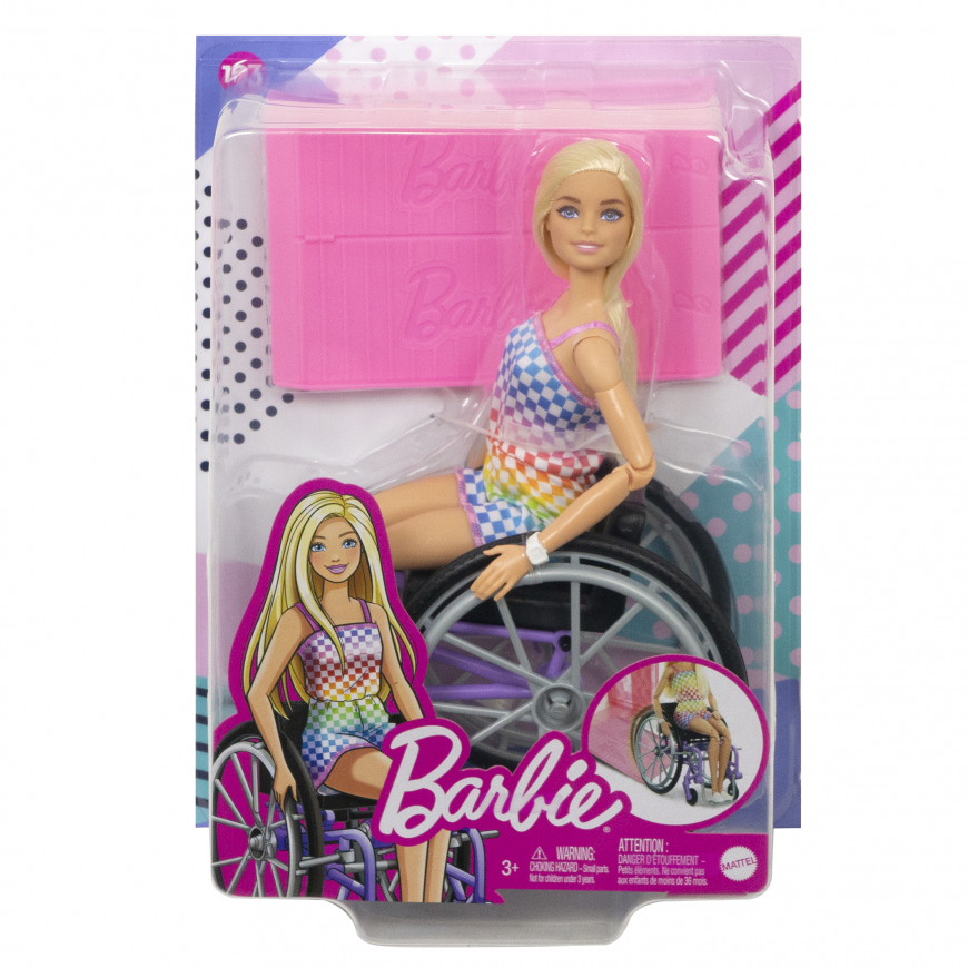 New Barbie Fashionista 2022 wheelchair dolls