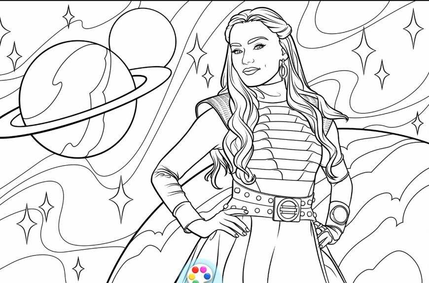 Disney Zombies 3 coloring page