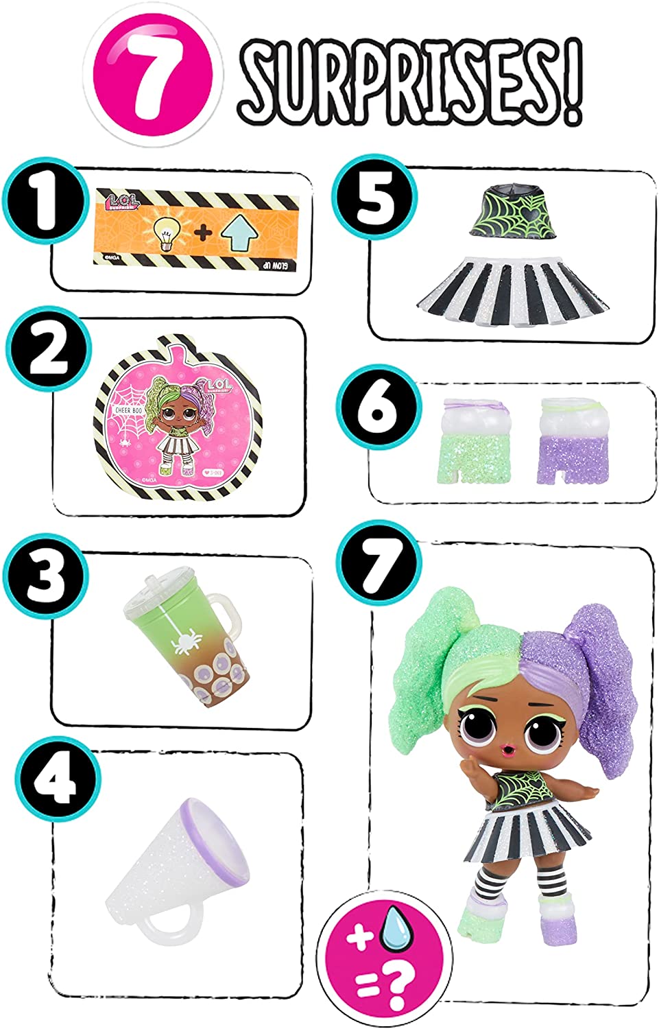 New LOL Surprise Halloween 2022 Glitter Glow limited edition dolls Enchanted B.B. and Cheer Boo YouLoveIt