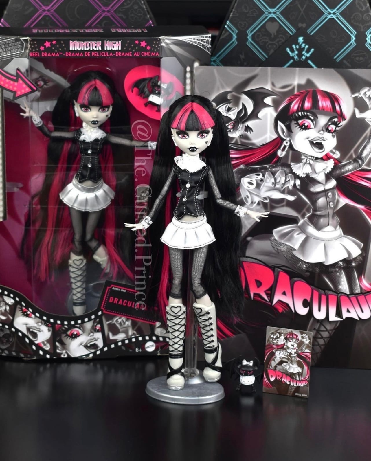 Monster High Reel Drama Black and White dolls 2022 