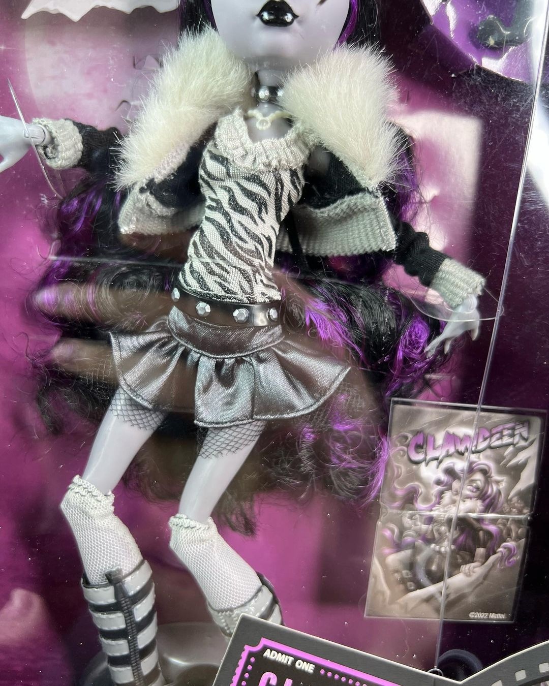 Monster High Reel Drama Black and White dolls 2022 