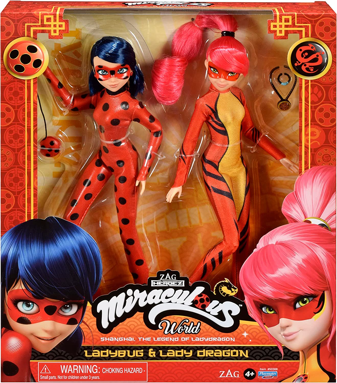  Bandai P50010 Miraculous: Tales of Ladybug & Cat Noir-Dragon  Bug Fashion Doll with Accessories, Multicolour : Clothing, Shoes & Jewelry