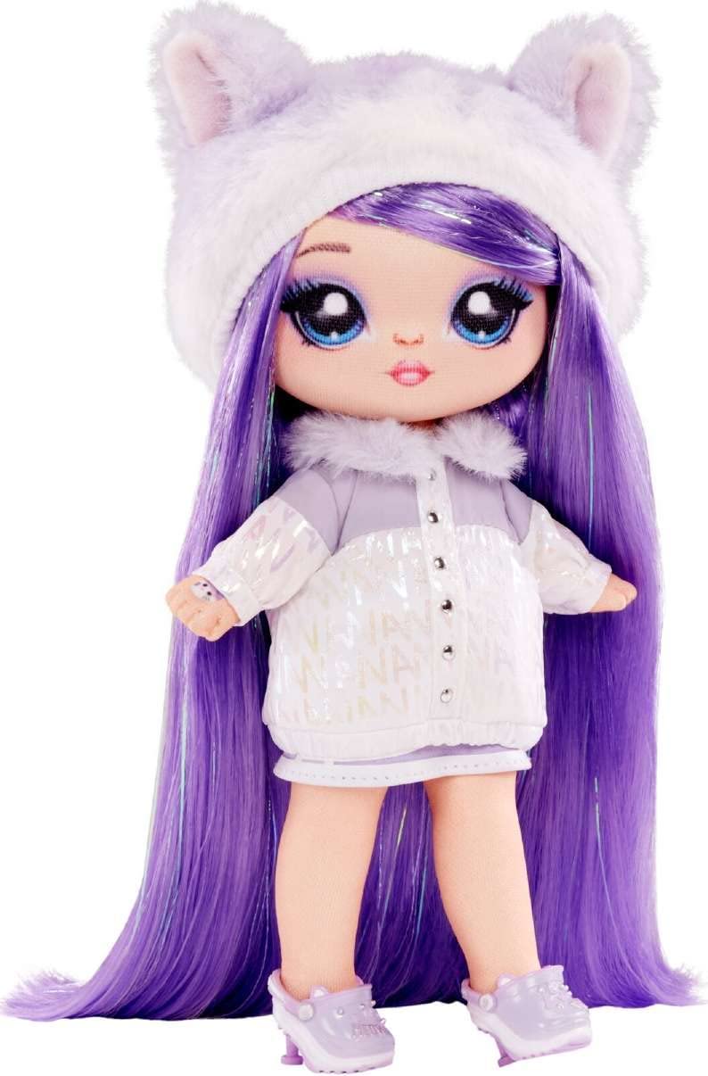 Na Na Na Surprise 2022 Backpack Lavender Kitty doll set