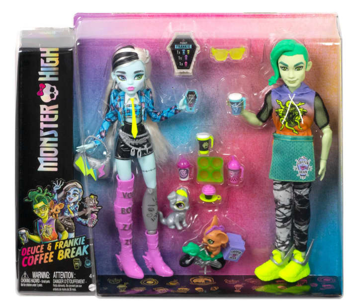 Monster High Frankie and Deuce 2 pack doll set
