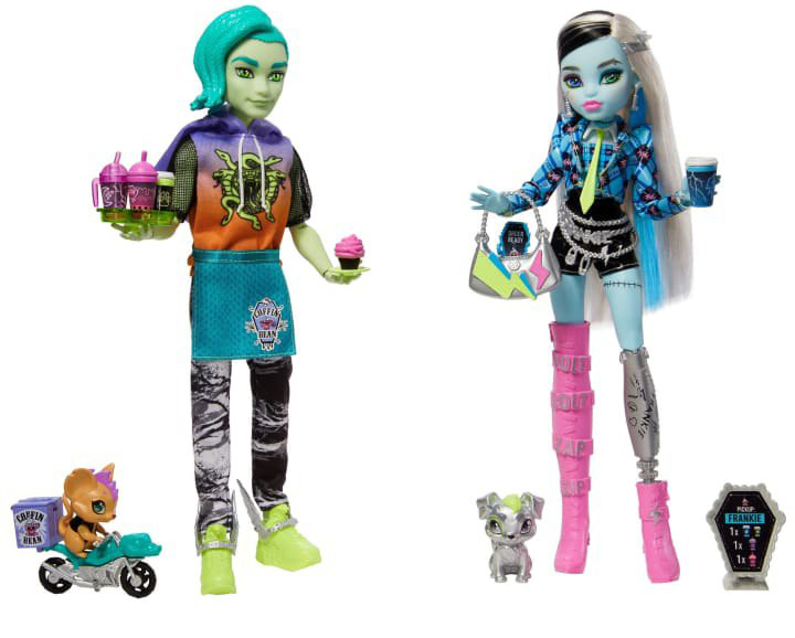 Monster High Frankie and Deuce 2 pack doll set