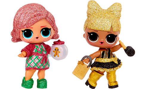 LOL Surprise Holiday Present Surprise 2022 limited edition dolls Dreamin B.B. and Prezzie