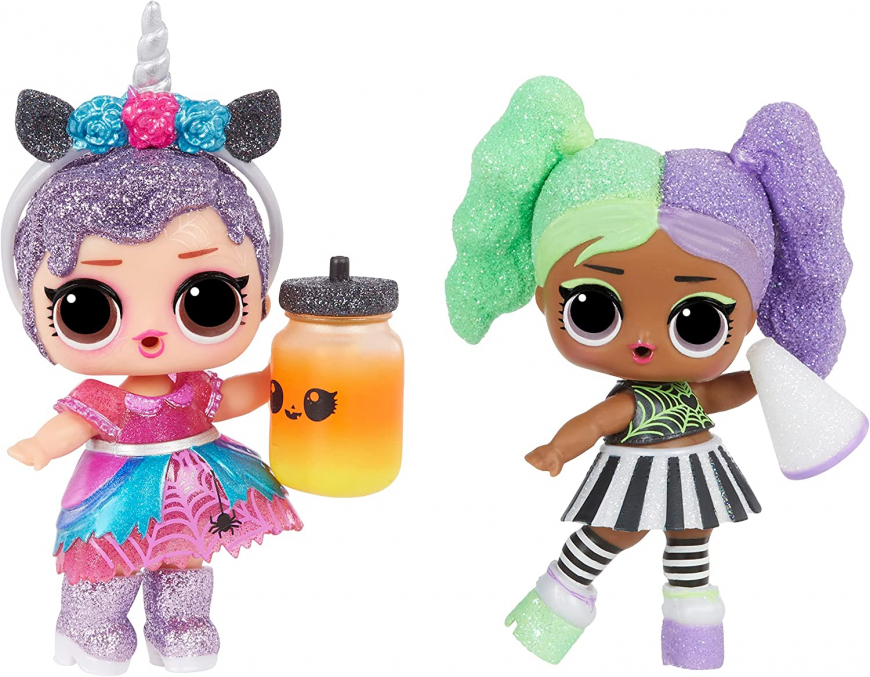 New LOL Surprise Halloween 2022 Glitter Glow limited edition dolls: Enchanted B.B. and Cheer Boo