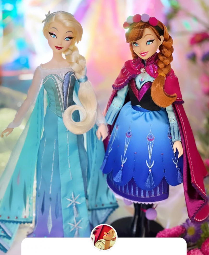 Disney Frozen Anna and Elsa Brittney Lee D23 2022 Limited Edition dolls