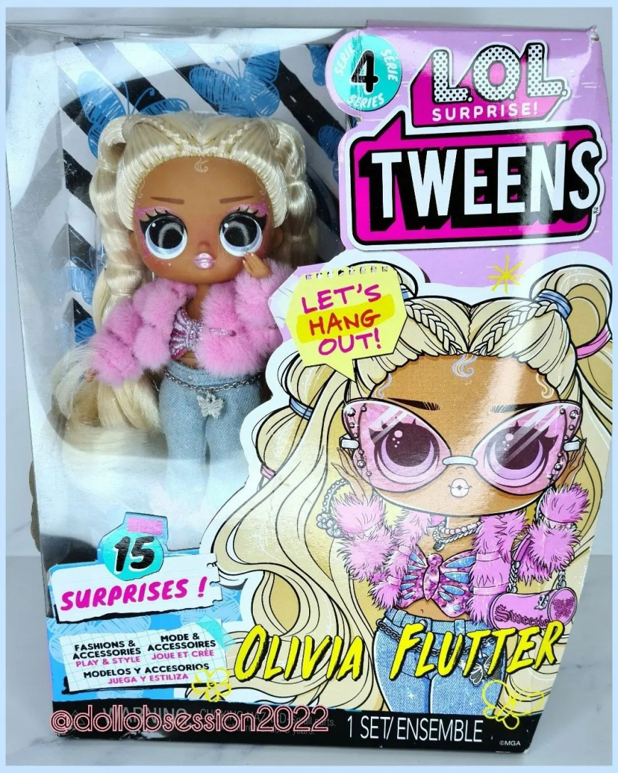 LOL Surprise Tweens series 4 Olivia Flatter doll in real life photo