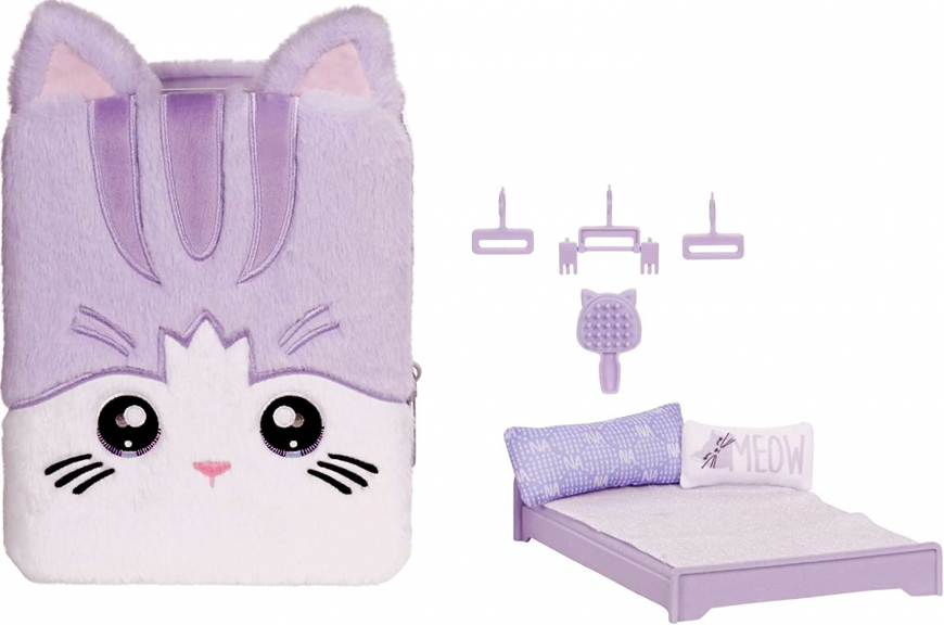 Na Na Na Surprise 2022 Backpack Lavender Kitty doll set