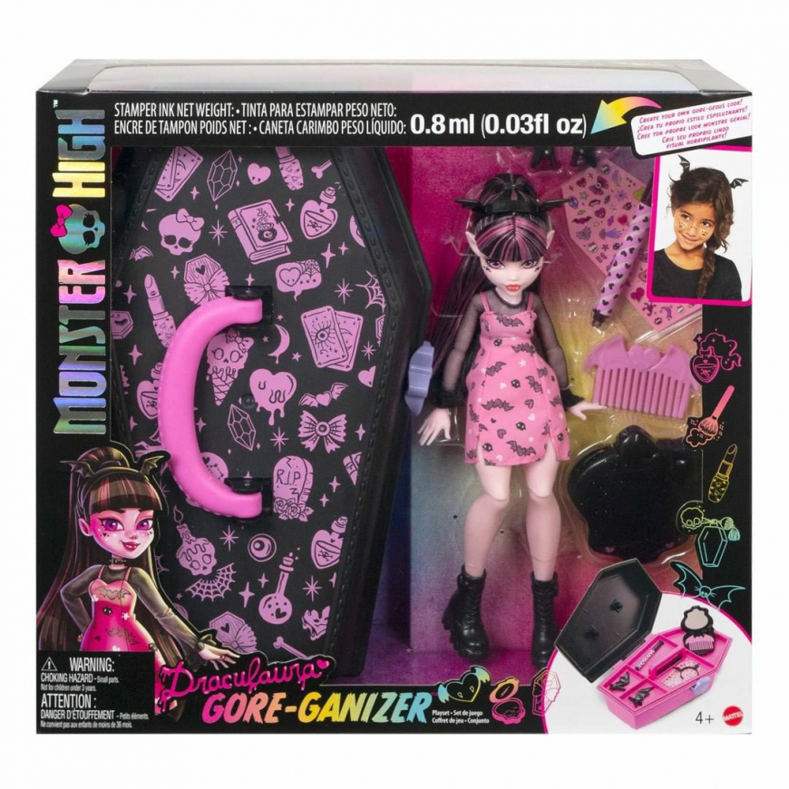 Monster High Draculaura G3 Reboot Doll, Generation 3