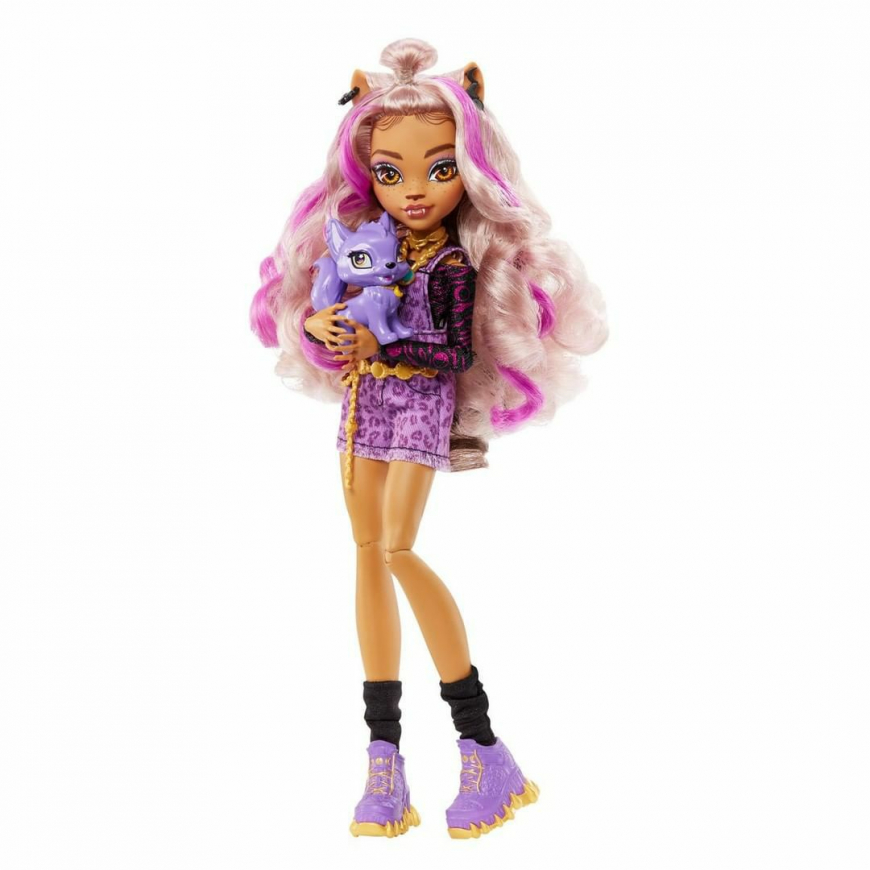 Monster High Draculaura Fashion Doll with Pink & Black Hair, Signature  Look, Accessories & Pet Bat