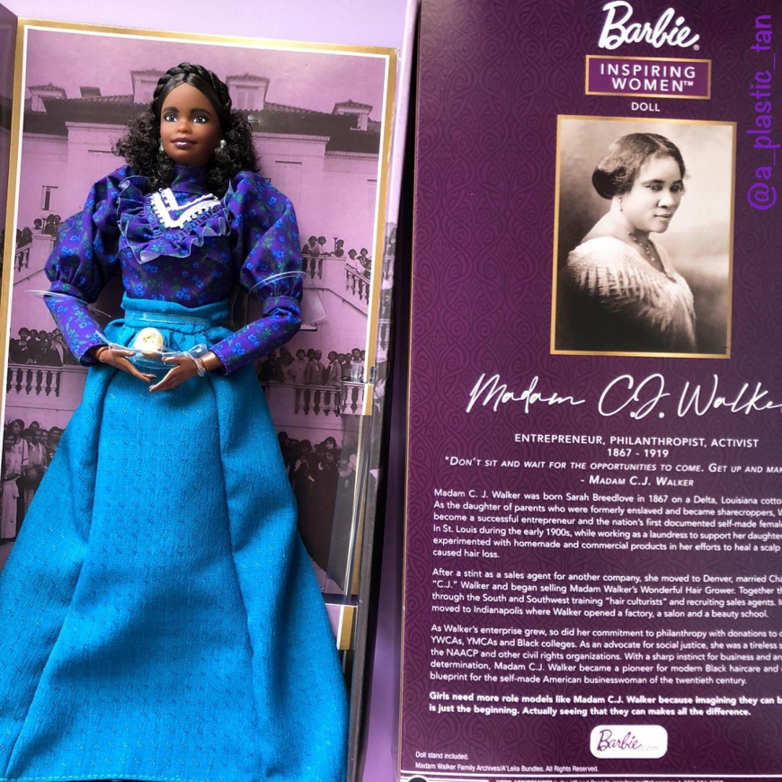 Barbie Signature Madam C.J. Walker in real life photos
