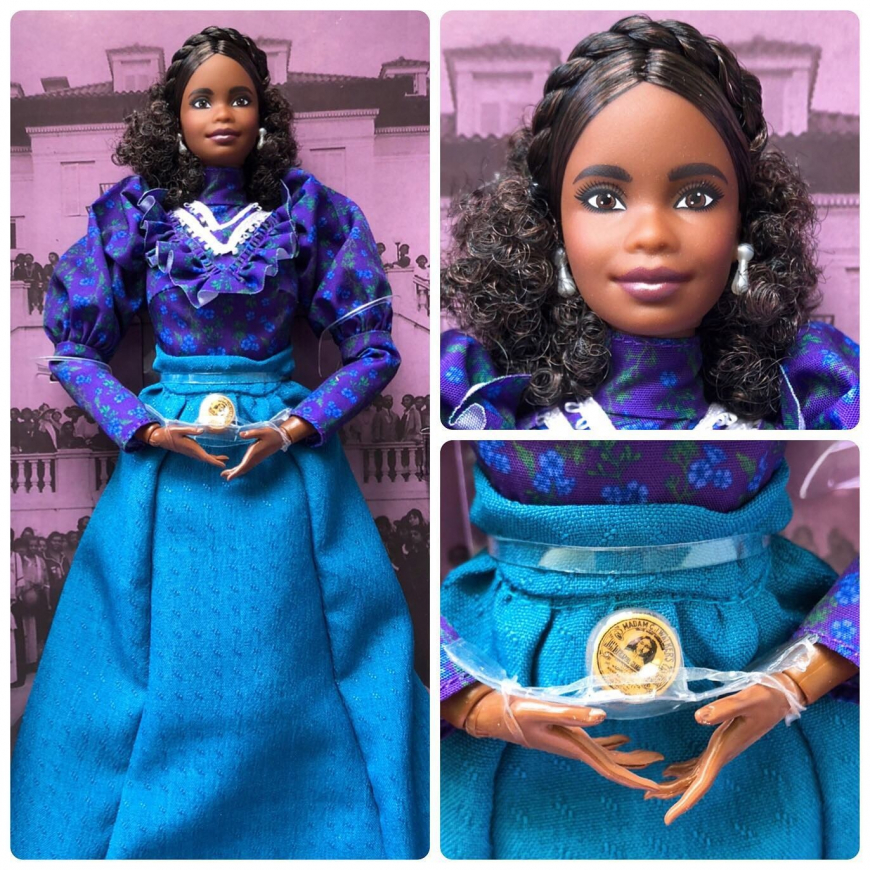 Barbie Signature Madam C.J. Walker in real life photos