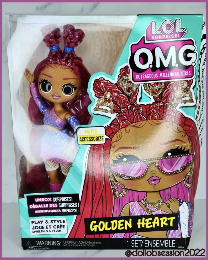 LOL OMG Golden Heart doll