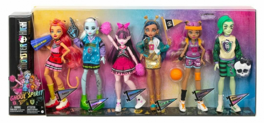 Monster High Ghoul Spirit 6 pack doll set