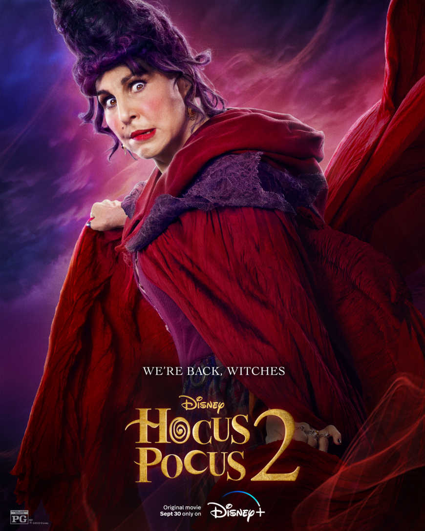 Hocus Pocus 2 sisters character posters