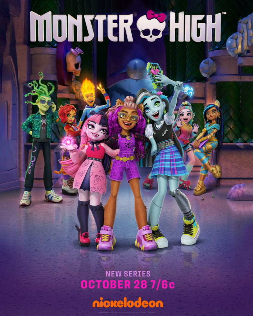 New Monster High 2022 animated series poster