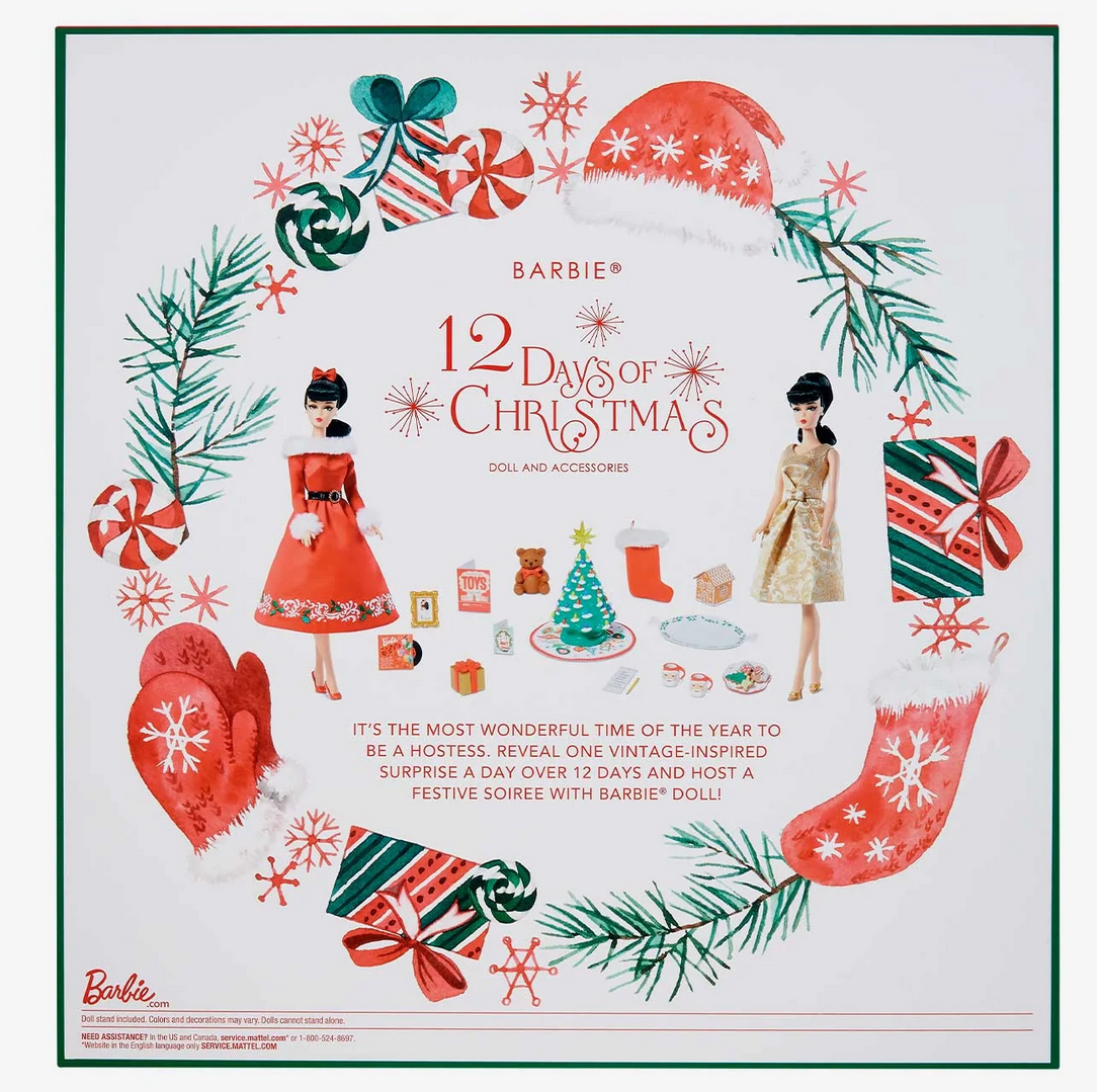 Barbie Signature Advent Calendar 2022 Barbie 12 Days of Christmas