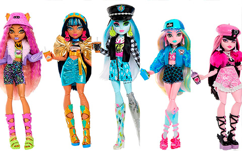 New 2023 Monster High Skulltimate Secrets dolls
