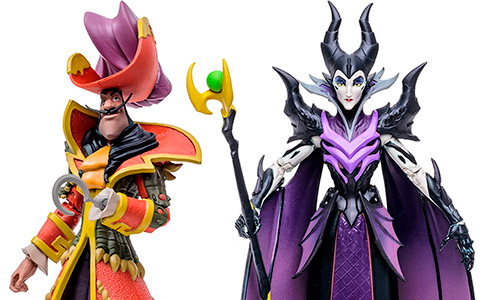 Disney Mirrorverse Maleficent and Captain Hook figures