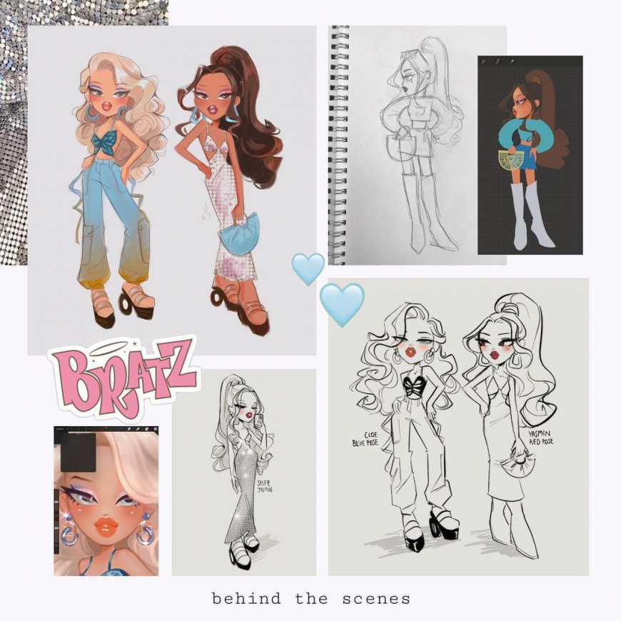 Bratz Cult Gaia dolls promo and art