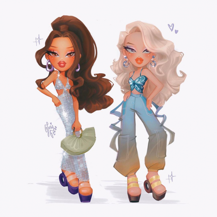 Bratz Cult Gaia dolls promo and art