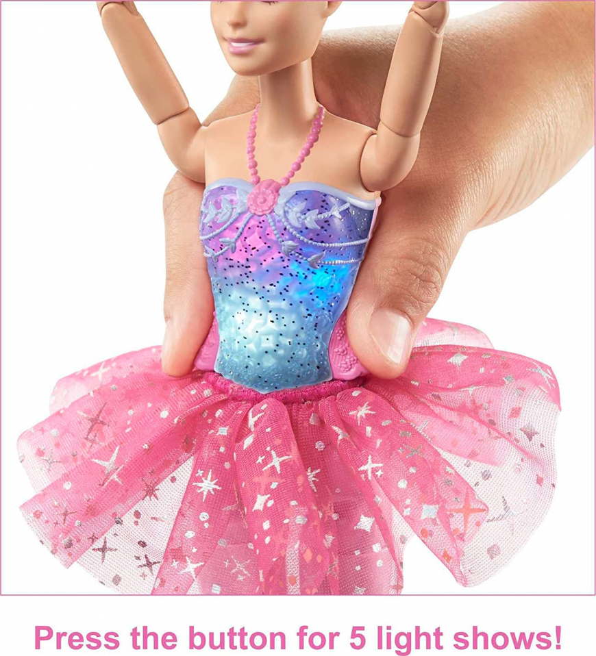 Barbie Twinkle Lights Ballerina doll blonde HLC25