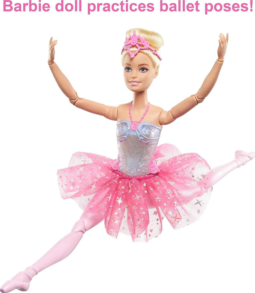 Barbie Twinkle Lights Ballerina doll blonde HLC25