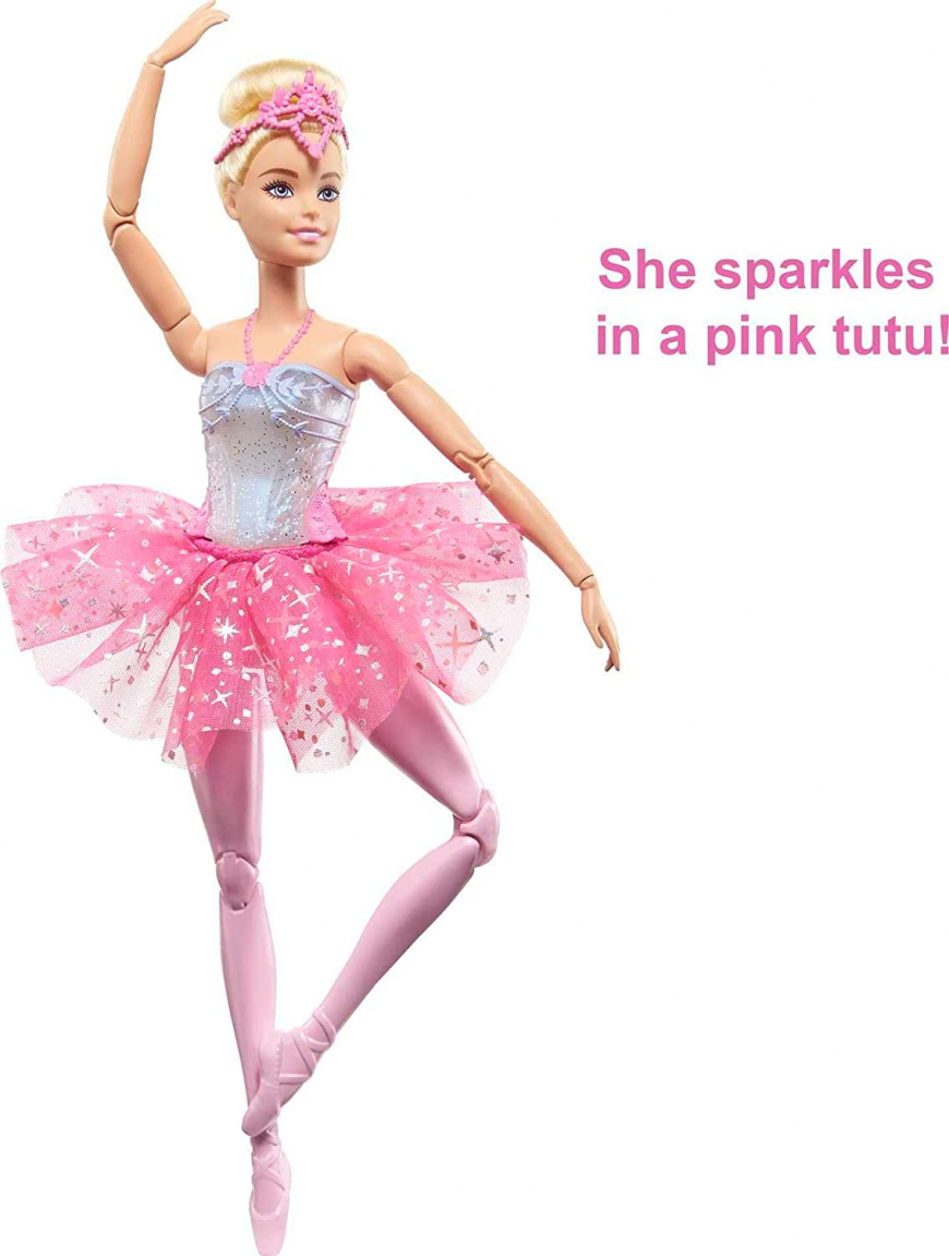 Barbie Twinkle Lights Ballerina doll blonde HLC25