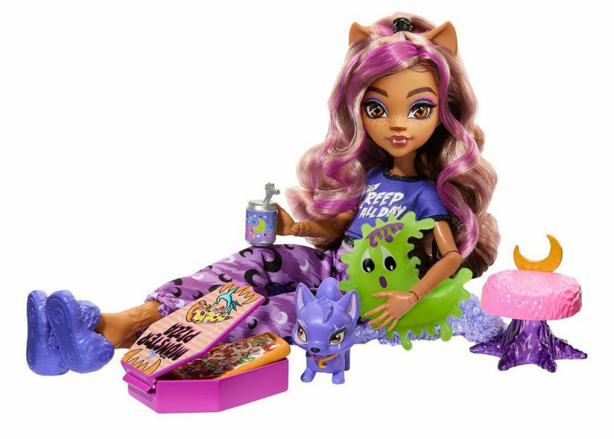 Monster High Creepover Party Clawdeen Wolf doll