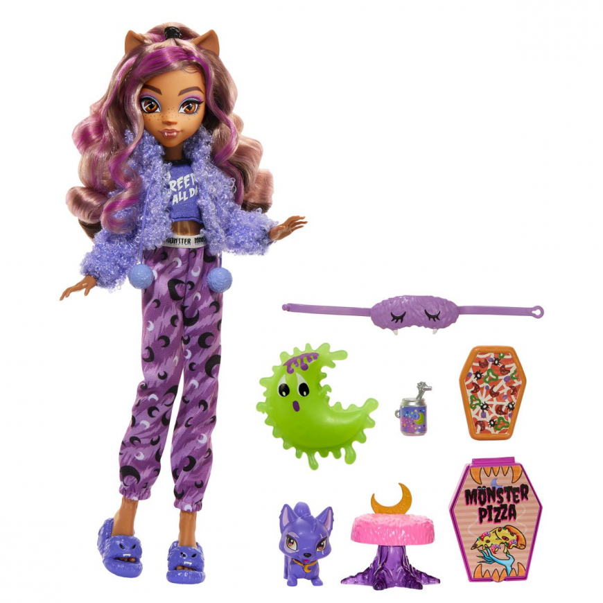 Monster High Creepover Party Clawdeen Wolf doll