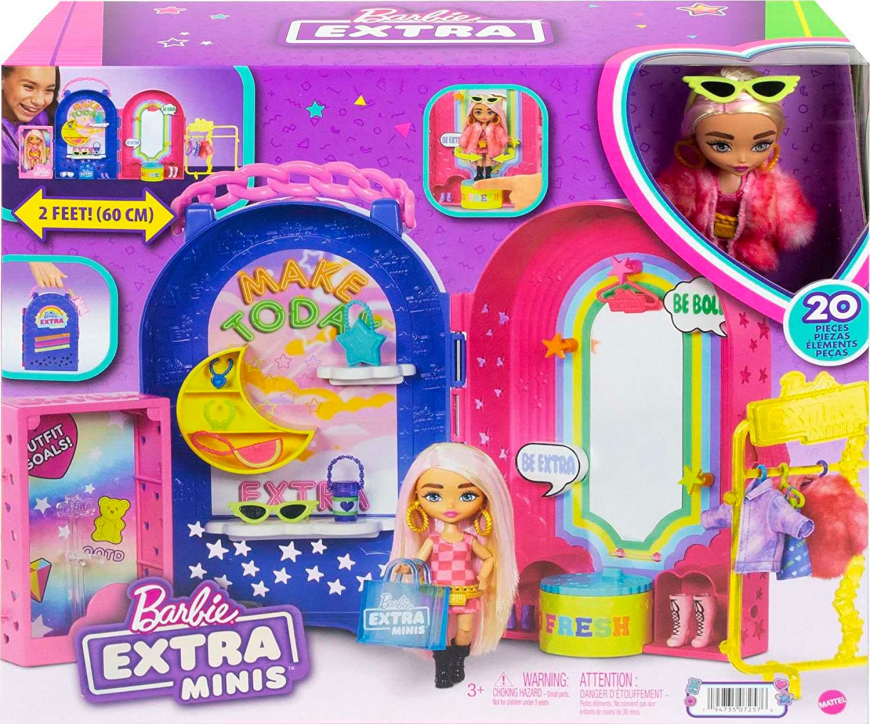 Barbie Extra Minis Boutique playset with doll