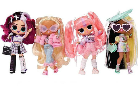 LOL Surprise Tweens series 4 dolls: Jenny Rox, Ali Dance, Olivia Flutter, Darcy Blush