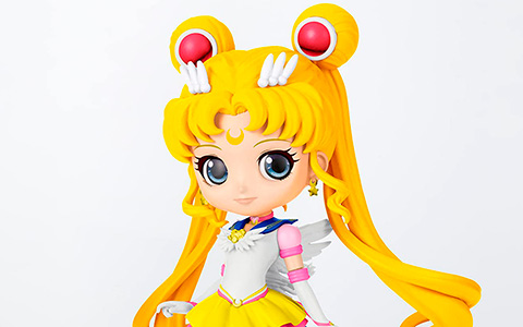 Q Posket Eternal Sailor Moon figure from the Pretty Guardian Sailor Moon Cosmos The Movie